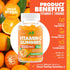 Vitamin C 1000mg Gummies for Adults & Kids - Immune & Collagen Support with Zinc, 60 Gummies