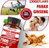 Korean Red Panax Ginseng 7500mg with Ginkgo Biloba & Ashwagandha - Energy, Memory & Immune Support Supplement - 90