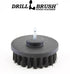 Ultra Stiff 4-Inch Electric Spin Scrubber - Industrial Cleaning Supplies for BBQ, Grates, Outdoor Deck