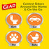 Glad Trash Bags, Small Garbage Bags - 4 Gallon White Trash Bag, 30 Count
