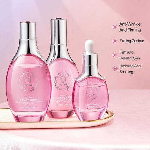 Hyaluronic Acid Anti Aging Skin Care Set | Daily Skincare Kit for Women, 7 Pieces Beauty Gift Set
