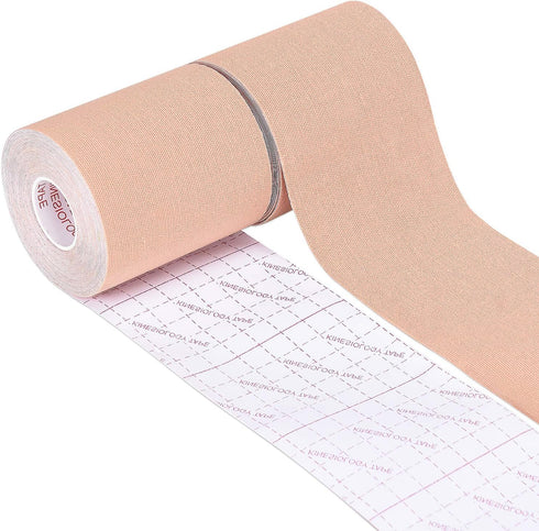 3 Pack Kinesiology Tape, Water Resistant Muscle Support Adhesive Sport Tape for Pain Relief, Latex Free Cotton Athletic
