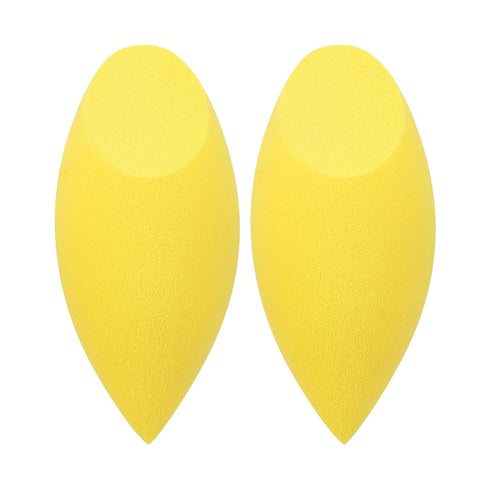 Real Techniques Miracle Concealer Sponge, 2 Count - Makeup Blending Sponge for Liquid & Cream Concealer, Yellow,