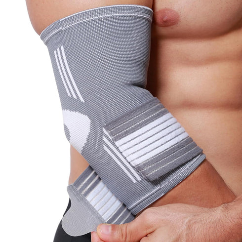 NeoTech Care Elbow Support Brace, Gray, Size M, 1 Unit