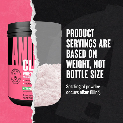 Clear Whey Isolate Protein Powder - Easy to Digest, 5g BCAA, Watermelon Limeade, 500g (20 Servings)