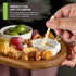 200 Bamboo Appetizer Forks, 3.5" Disposable Forks for Charcuterie and Mini Appetizers, Cocktail Picks