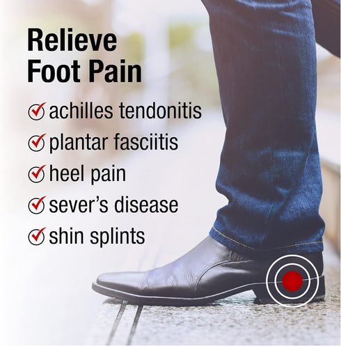 Achilles Tendonitis Inserts for Foot Pain Relief by Heel Defender, Comfortable Sport Small/Medium Inserts