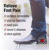 Achilles Tendonitis Inserts for Foot Pain Relief by Heel Defender, Comfortable Sport Small/Medium Inserts