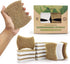 Biodegradable Natural Kitchen Sponge - Pack of 12 Compostable Cellulose and Coconut Walnut Scrubber Sponges