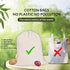 VillageCulture Pack 6 10 12 Inches Muslin Drawstring Bags of Pcs Unbleached Reusable bags Favor Pouches for Crafts