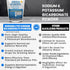 Immune Sodium Bicarbonate Powder & Potassium Bicarbonate Powder pH Balance Supplement. Make Gallons of Alkaline Water