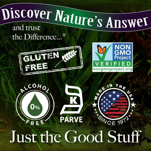 Nature's Answer Valerian Root 2 Ounce Extract - Alcohol-Free, Gluten Free, Kosher, Non-GMO, Calming Support