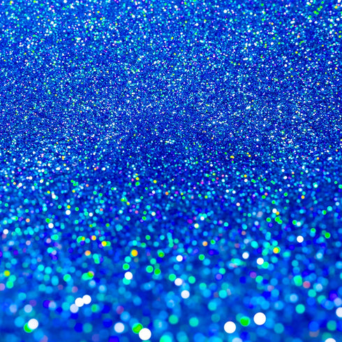 Hemway Premium Ultra Sparkle Glitter - Multi Purpose Metallic Flake for Arts Crafts, Sapphire Blue Holographic, 100g /