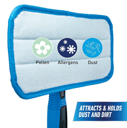 Unger ProClean Indoor Window Cleaner Tool for Window, Glass, and Mirror Cleaning, Streak-Free Results, Reusable