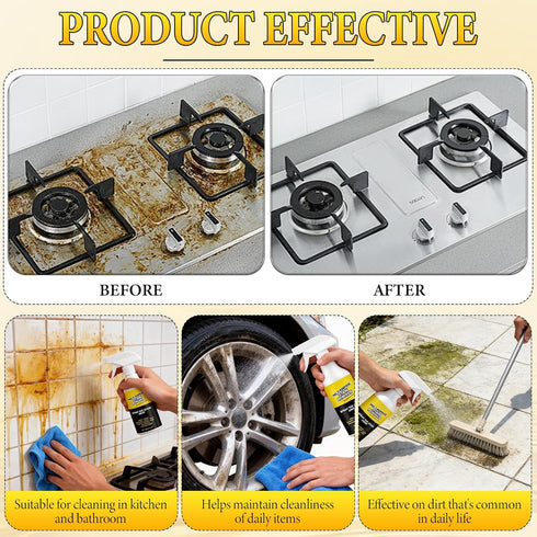 LXIJESR 2PCS Countertops, Cars(120ML) Multi Purpose Stain Remover, A Powerful Cleaner, Kitchen Multi-purpose Foam