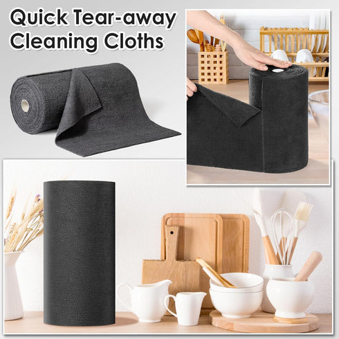 Microfiber Cleaning Cloth Tear Away for Kitchen and Car Cleaning