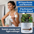 PlantFusion Complete Lean Plant Based Protein Powder - Chocolate Brownie 1 lb - Vegan, Gluten Free, Non-GMO