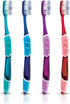 GUM Technique Deep Clean Toothbrush - Soft Full Head for Adults with Sensitive Gums - Extra Fine Bristles, 2ct