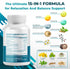 NURAFUSE 15-in-1 CORTISOL Health Ashwagandha Supplement with Magnesium Phosphatidylserine L-Theanine Chamomile Rhodiola