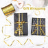 600 Yards Gold Curling Ribbon, 1/5 Inch Metallic Ribbons for Gift Wrapping, Art Crafts, Wedding, Birthday Party