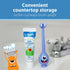 Set, Dr. Brown's ToothScrubber Toddler Toothbrush Monster with Strawberry Flavor Toothpaste