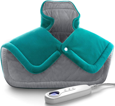 Christmas Gifts Electric Heating Pad for Neck, Shoulder, Back Pain Relief, Weighted for Cramps, Gifts for All