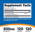 Nutricost Baikal Skullcap 500mg, 120 Vegetarian Capsules - Non-GMO, Gluten Free