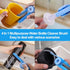 4 in 1 Multifunctional Cleaning Brush - 3 Pack Water Bottle Cleaner, Cup Cover Cleaning Tools for Home Kitchen