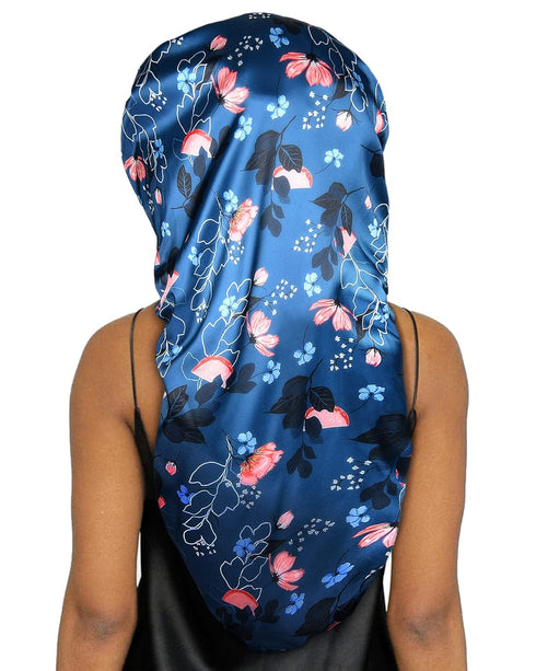 YANIBEST Long Bonnet Braid Bonnet for Sleeping, Adjustable Satin Silk Sleep Bonnet for Women Locs