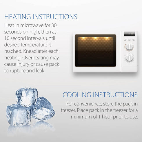 Core Products Soft Comfort CorPak - No Frost Hot and Cold Therapy Pack, 10" x 13", Made in The USA - 2 Pack