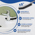 WANTO 7Pcs Crevice Cleaning Brush, Multifunctional Cleaning Brush Scrub Brush,Toilet Brush,Used in Narrow Corner Tight