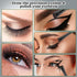 10 Pcs Angled Eyebrow Eyeliner Brush Set, Flat Applicator, Ultra Thin Angled Eyeliner Eyeshadow Makeup Brush