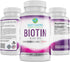 Biotin 10,000mcg - Extra Strength Biotin Vitamin Supplement to Support Hair Growth, Strong Nails, Long Eye Lashes and Healthy Skin