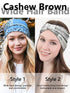 Wide Headbands for Women, Soft Turban Hair Accessories, Knotted No Slip Head Bands, Pack of 6 (Nature) Boho African