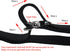 EMI 60" White Gait Transfer Belt - Comfortable Cotton Belt for Patients, Metal Buckle