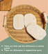 WOCATS 6pcs Natural Loofah Dish Sponges - Non-Scratch Biodegradable Scrubber for Kitchen Dishwashing