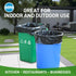 Uieogio 55-60 50 Count, 47x55 Inches (120x140cm) Gallon Heavy Duty Trash Bags - Extra Thick & Leak-Proof Contractor