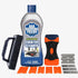 ONE96NINE Glass StoveTop Cleaner For Electric Stove Flat Top. Kit Includes Cleaner Liquid,