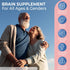 Brain Supplements for Memory and Focus, Nootropic Support with Bacopa, Vitamins B6 B12, Phosphatidylserine, DMAE, 60