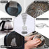 2Pack Cast Iron Scrubber - Stainless Steel Chain Mail Scrubber for Dutch Oven, Carbon Steel Wok, Grill Pan Cleaning Tool