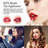KPX 30 Pcs Lip Gloss Tube Containers, 10ml Empty Clear Pink Lip Oil Tubes for DIY Makeup, Refillable Lip Balm Bottles
