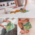 Papaya Reusable Paper Towels 2-Pack: 2 Sheets + 1 Hook, Quick Drying, Washable Kitchen Cloth, Eco Friendly Gift