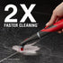 Rubbermaid Reveal Power Scrubber with Multi-Purpose & Grout Head, Cordless Electric Battery Powered Scrub Brush, Water