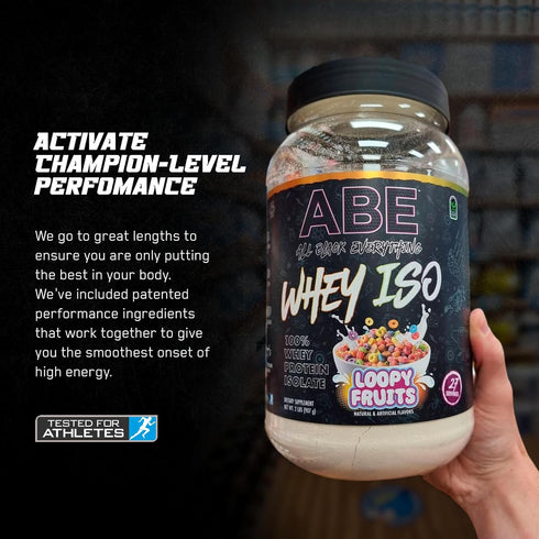 All Black Everything Whey Protein Powder - 25g Protein, Fruity Cereal Milk Flavor, 27 Servings, Low Carbs & Sugar