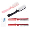 Kare & Kind 4x Foldable Hairbrush and Comb, Pocket-Sized Grooming Tool for Travel, Anti-Static Comb and Brush