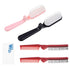 Kare & Kind 4x Foldable Hairbrush and Comb, Pocket-Sized Grooming Tool for Travel, Anti-Static Comb and Brush