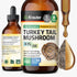 BIO KRAUTER Turkey Tail Mushroom Supplement, Vegan Immune Support Drops, Alcohol & Sugar Free, 4 Fl.Oz.
