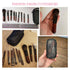 Cosme 9 FULL FACE MINI TRAVEL Makeup Brush Set, Natural Coverage Brushes with Brush Case
