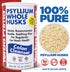Yerba Prima Psyllium Husk, 12 Ounce (Pack of 2) - Natural Colon Cleanser Fiber Supplement for Gut Health