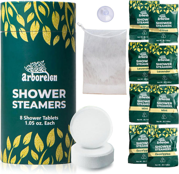 Shower Steamers Aromatherapy Eucalyptus, Relaxation Gifts for Women, Shower Steamer for Stress Relief and Self-Care
